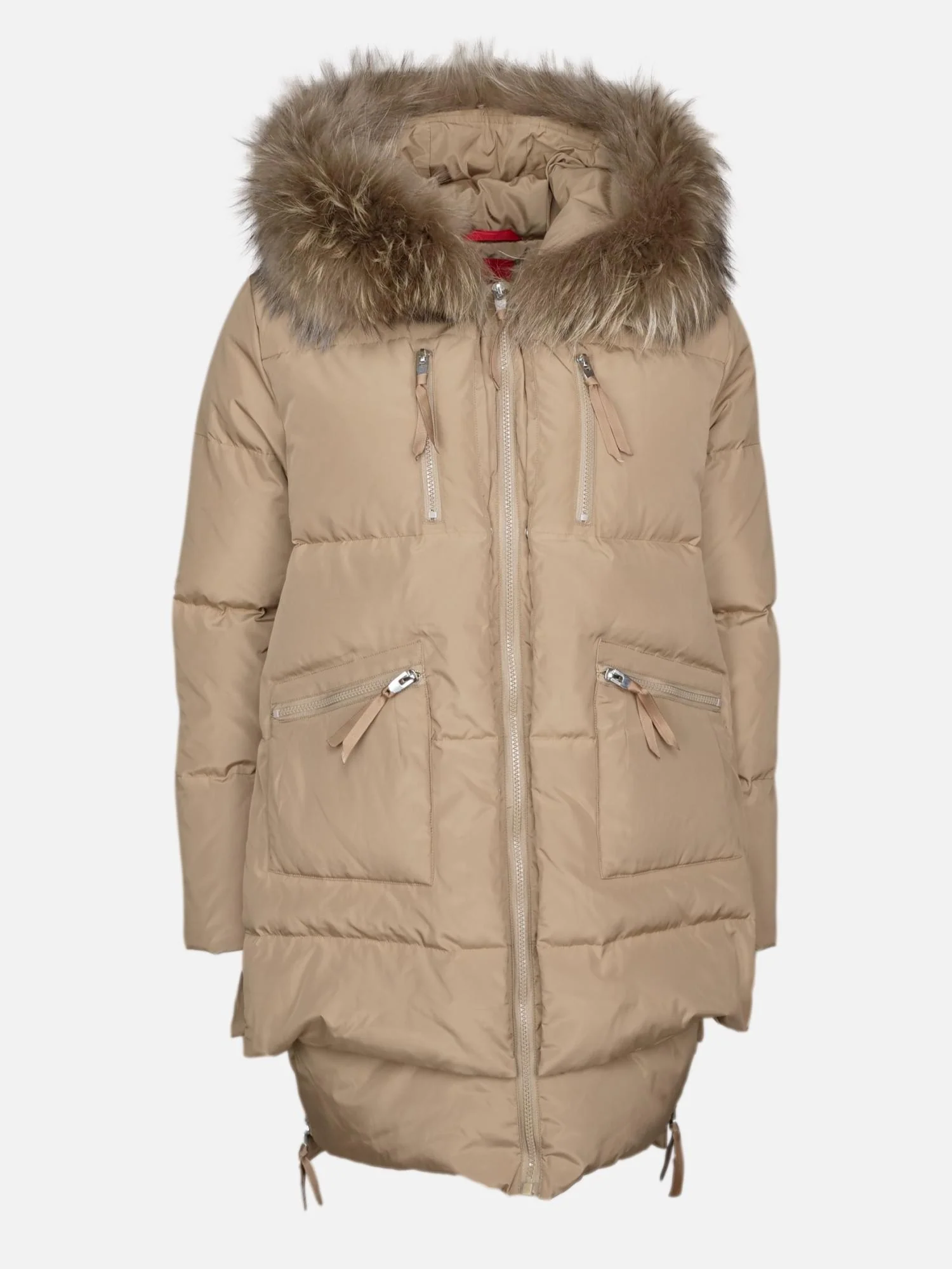 Michelle 2, 90 cm. - Hood - Down - Kvinder - Kamel - Image 3