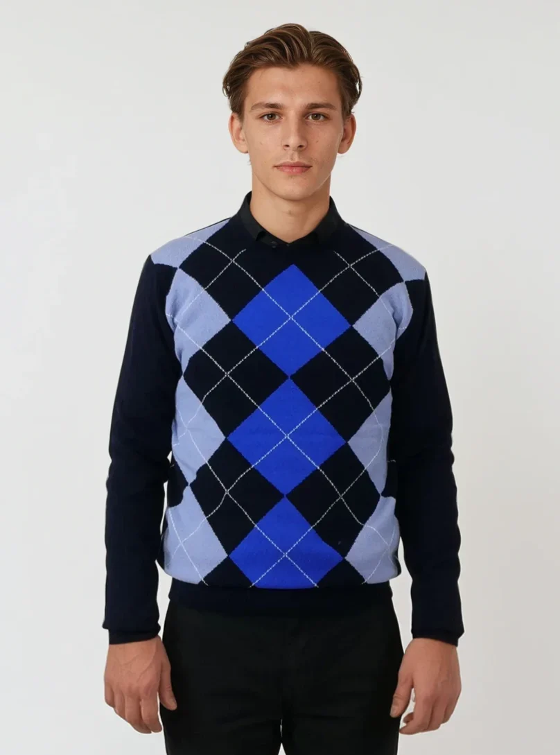 MK3 Herre - 100% Pure Cashmere - Herrer - Navy