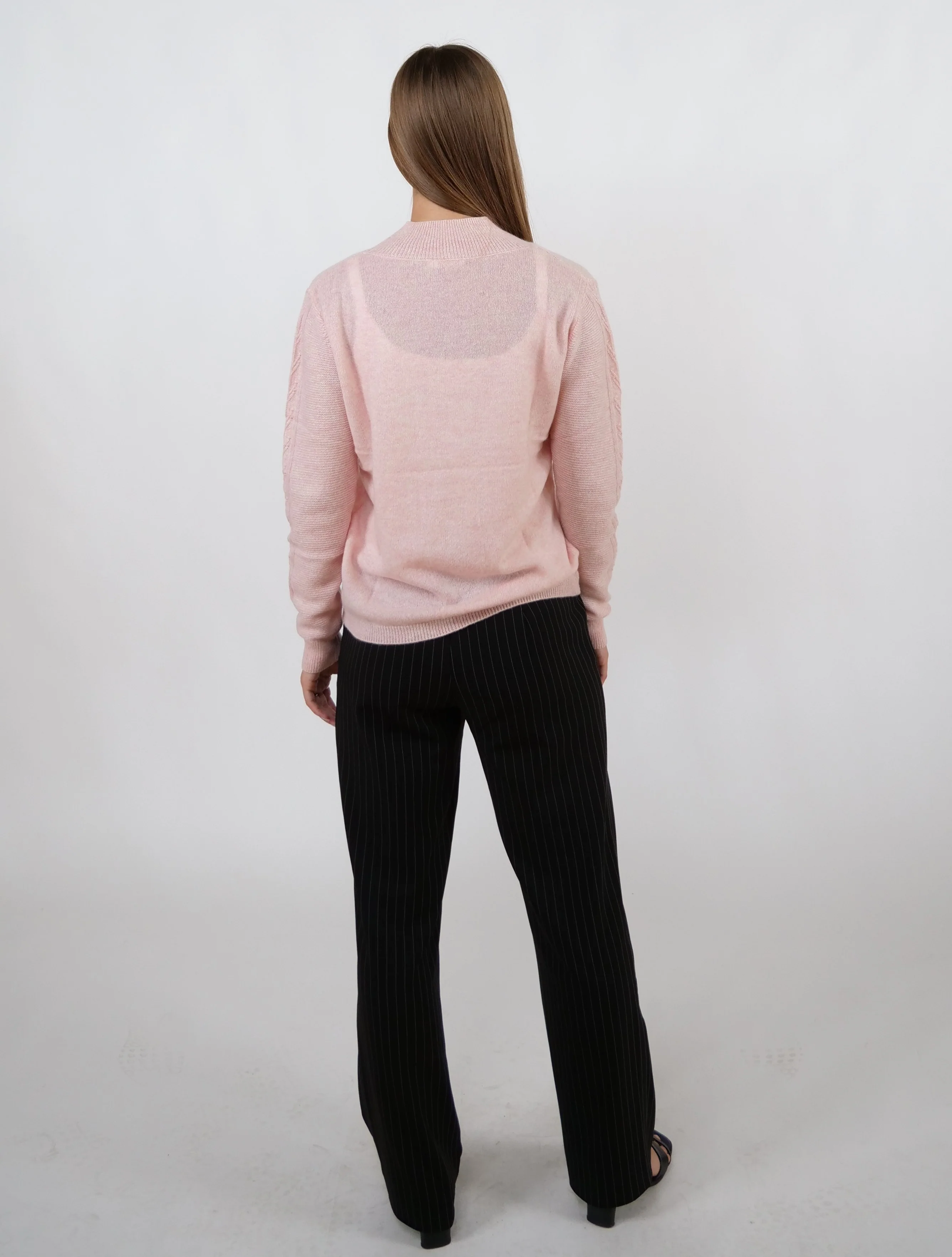 MKI Womens Sweater - 100% PureCashmere - Accesories - Pink - Image 5