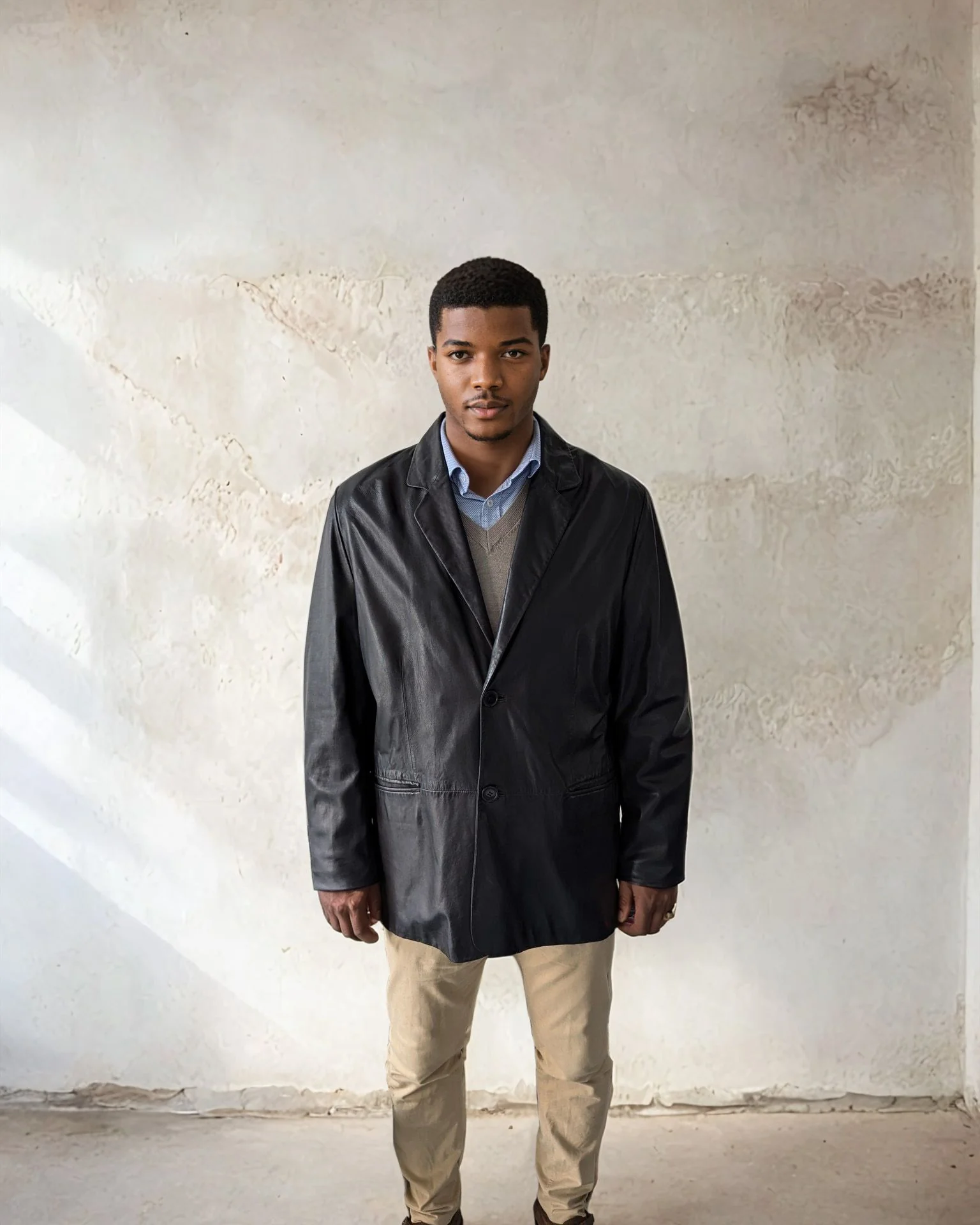 Moonlight 2 - Lamb Boss Leather - Jacket - Blazer - Man - Black