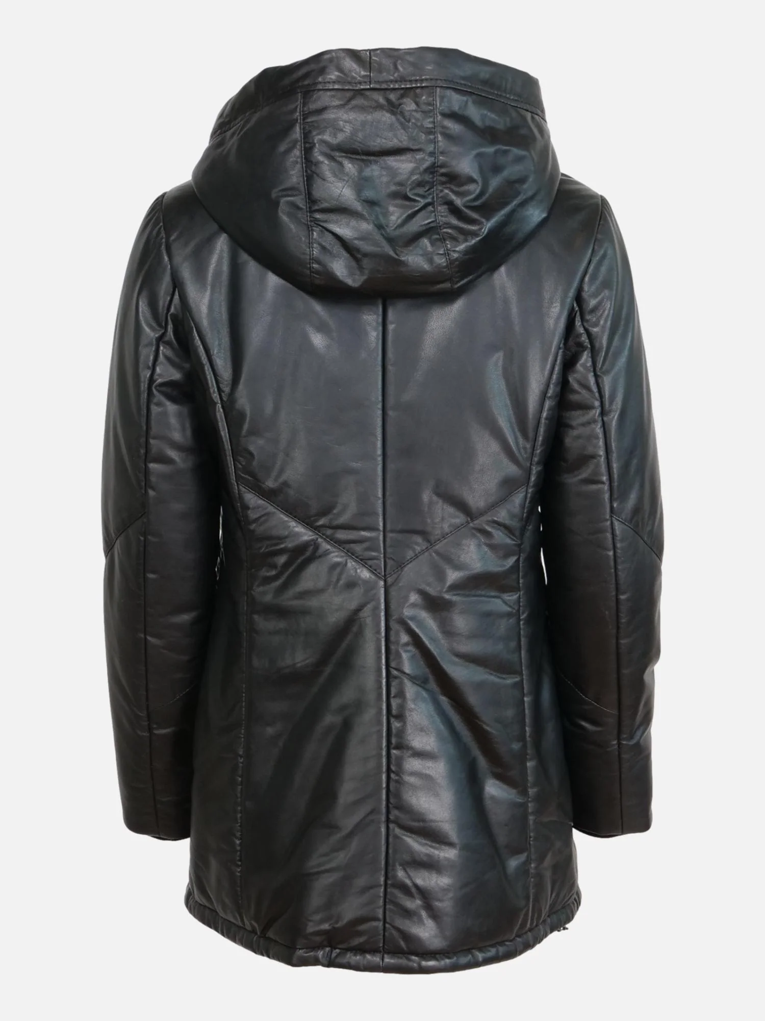New Valentina - Lammeskind - Jakke - Hætte - Kvinde - Sort - Image 2