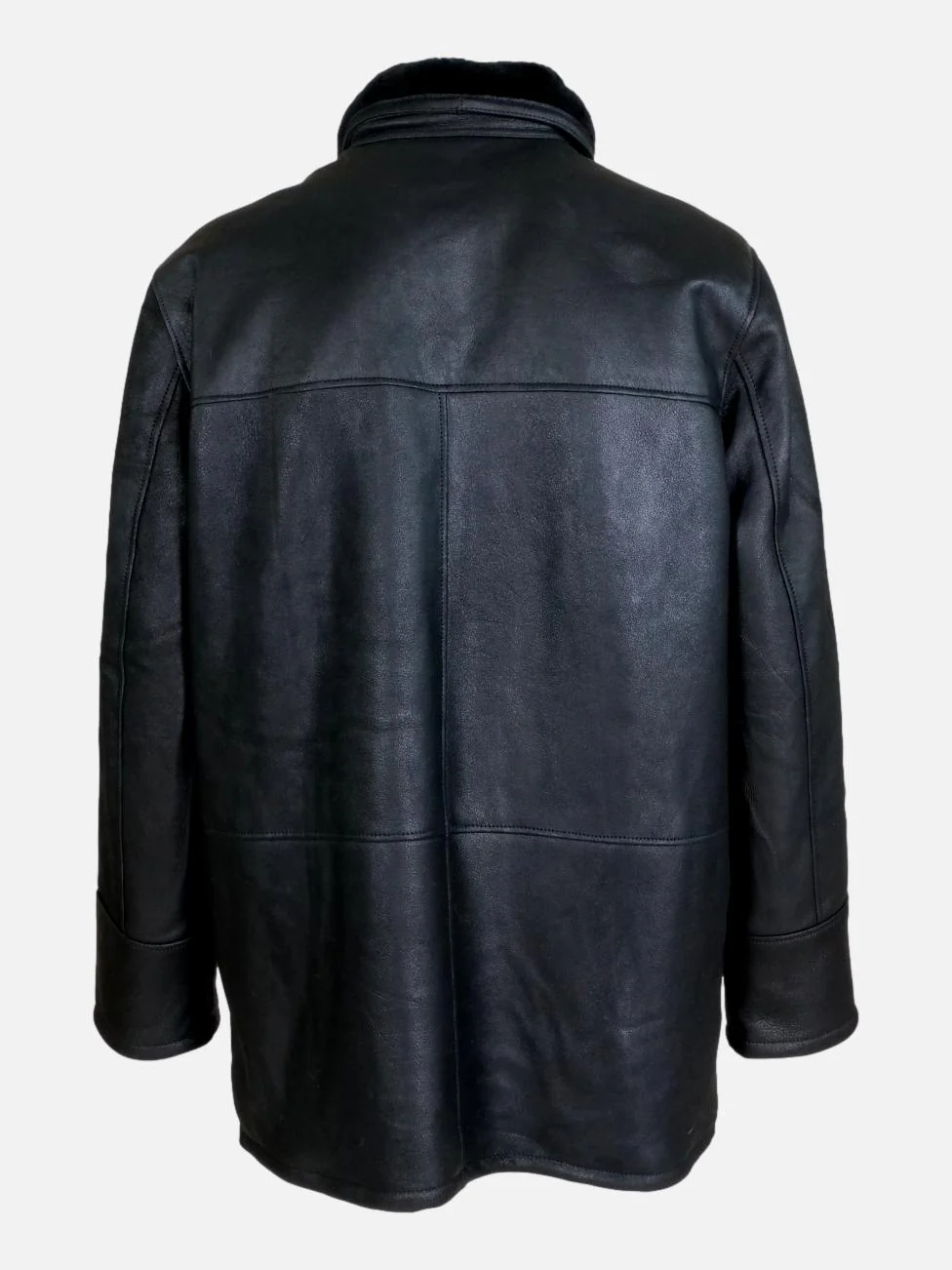 Owen, 85 cm. - Nappa Lamb Crack - Mand - sort - Image 3
