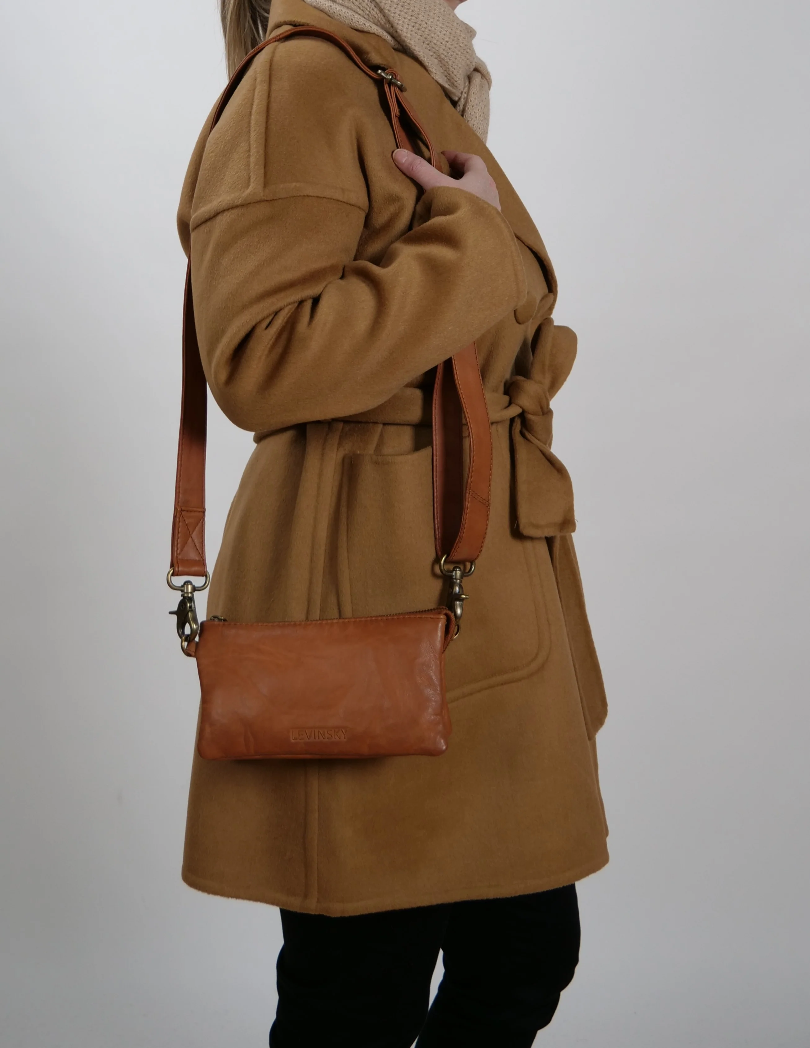PF -01 taske - fårlæder - Accesories - cognac - Image 10