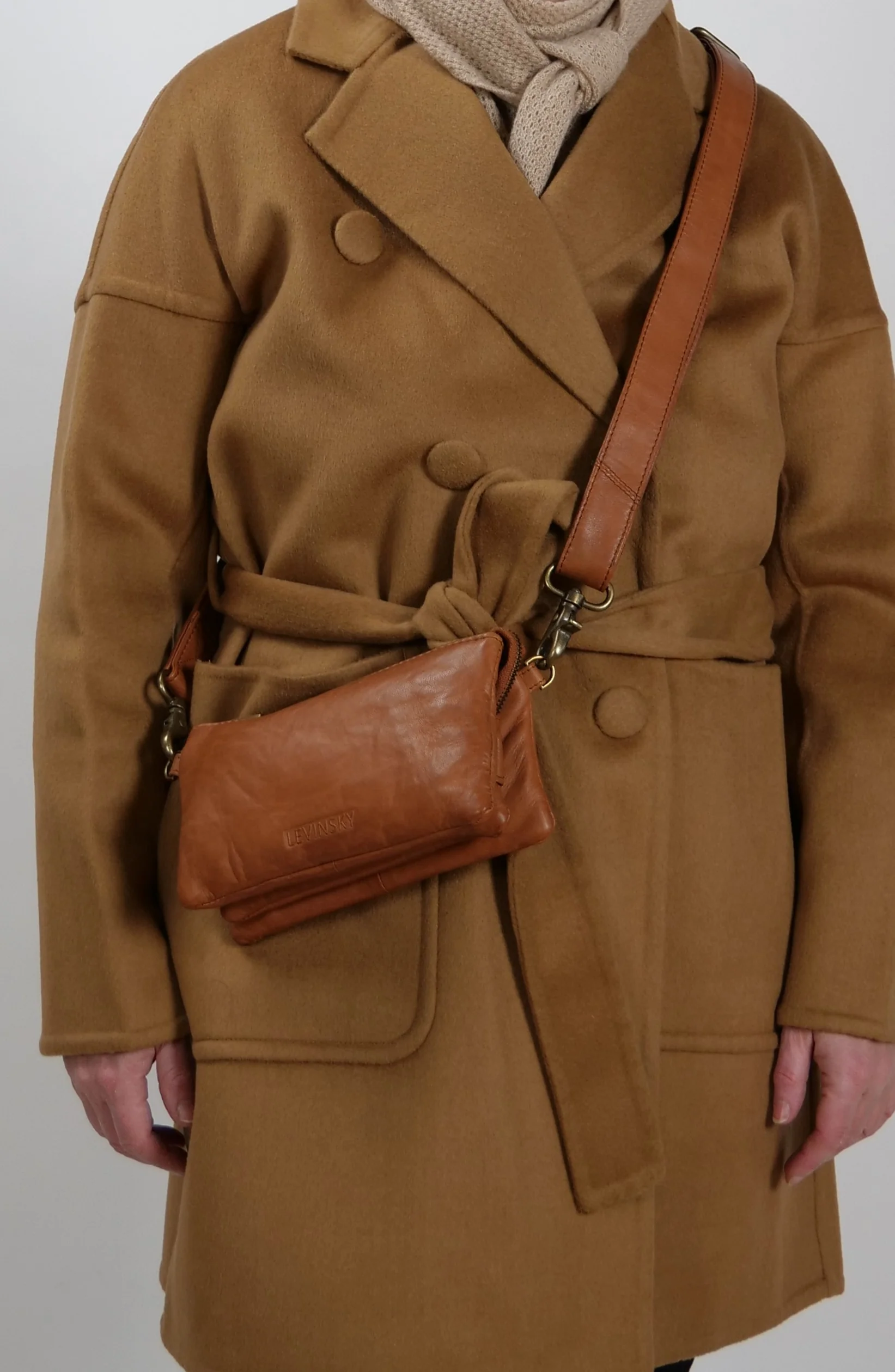 PF -01 taske - fårlæder - Accesories - cognac - Image 4