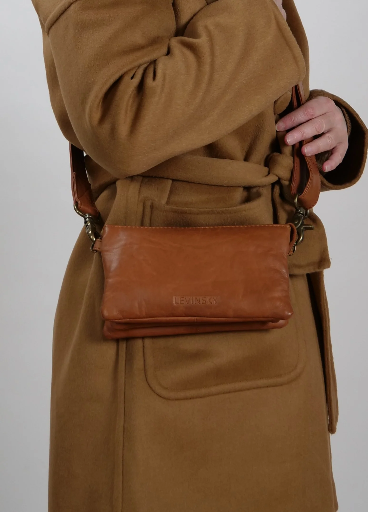 PF -01 taske - fårlæder - Accesories - cognac - Image 8