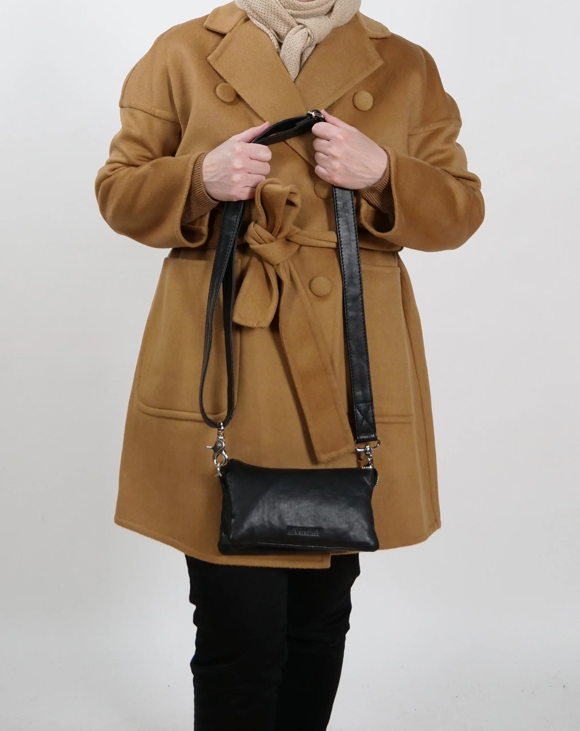 PF -01 taske - fårlæder - Accesories - sort - Image 6