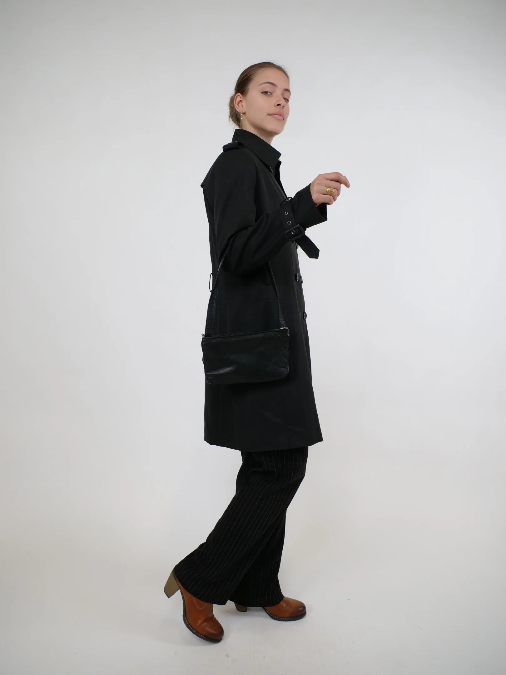 PF -06 -taske - fårlæder - Accesories - sort - Image 4