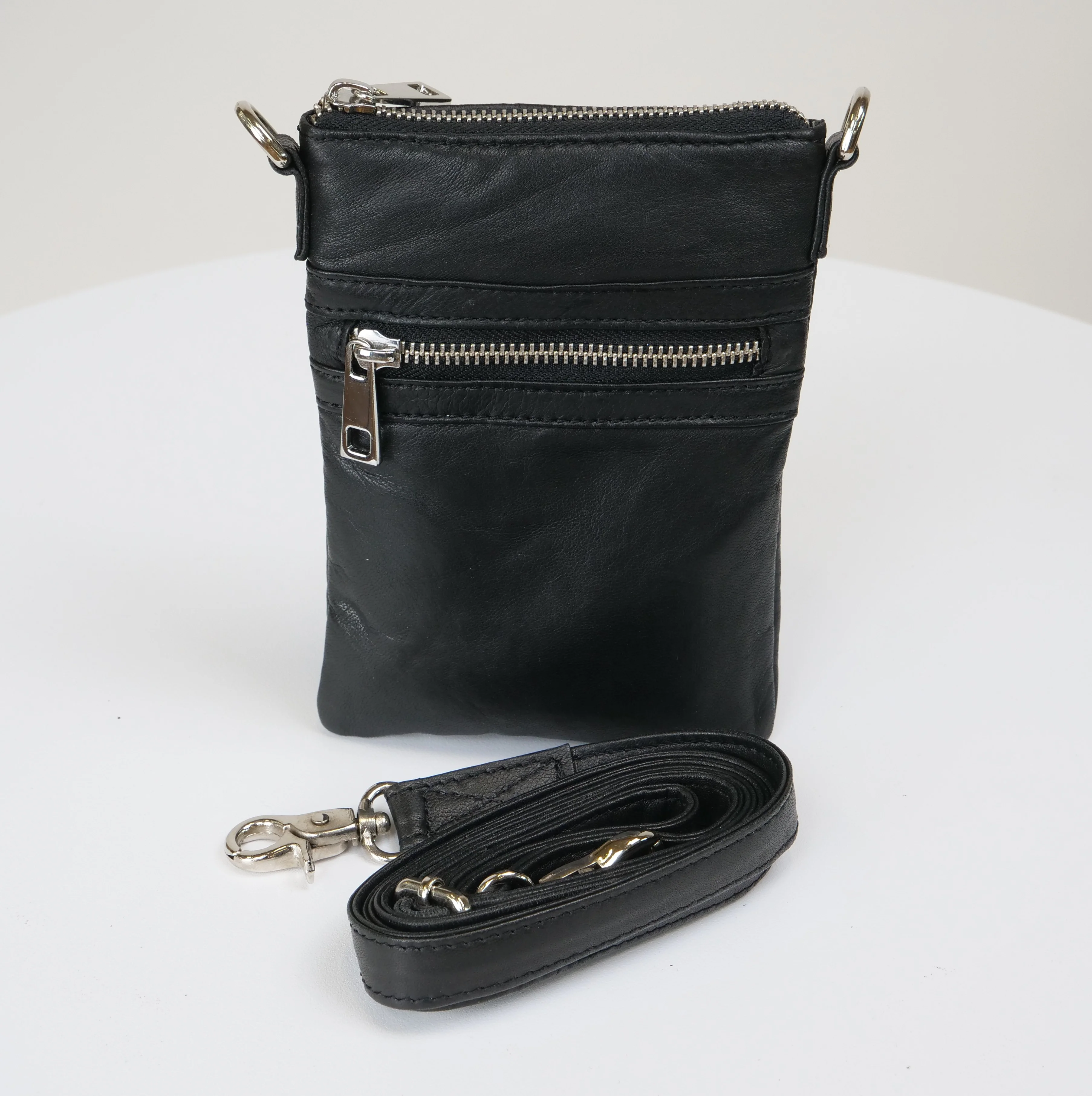 PF -07 taske - fårlæder - Accesories - sort - Image 7