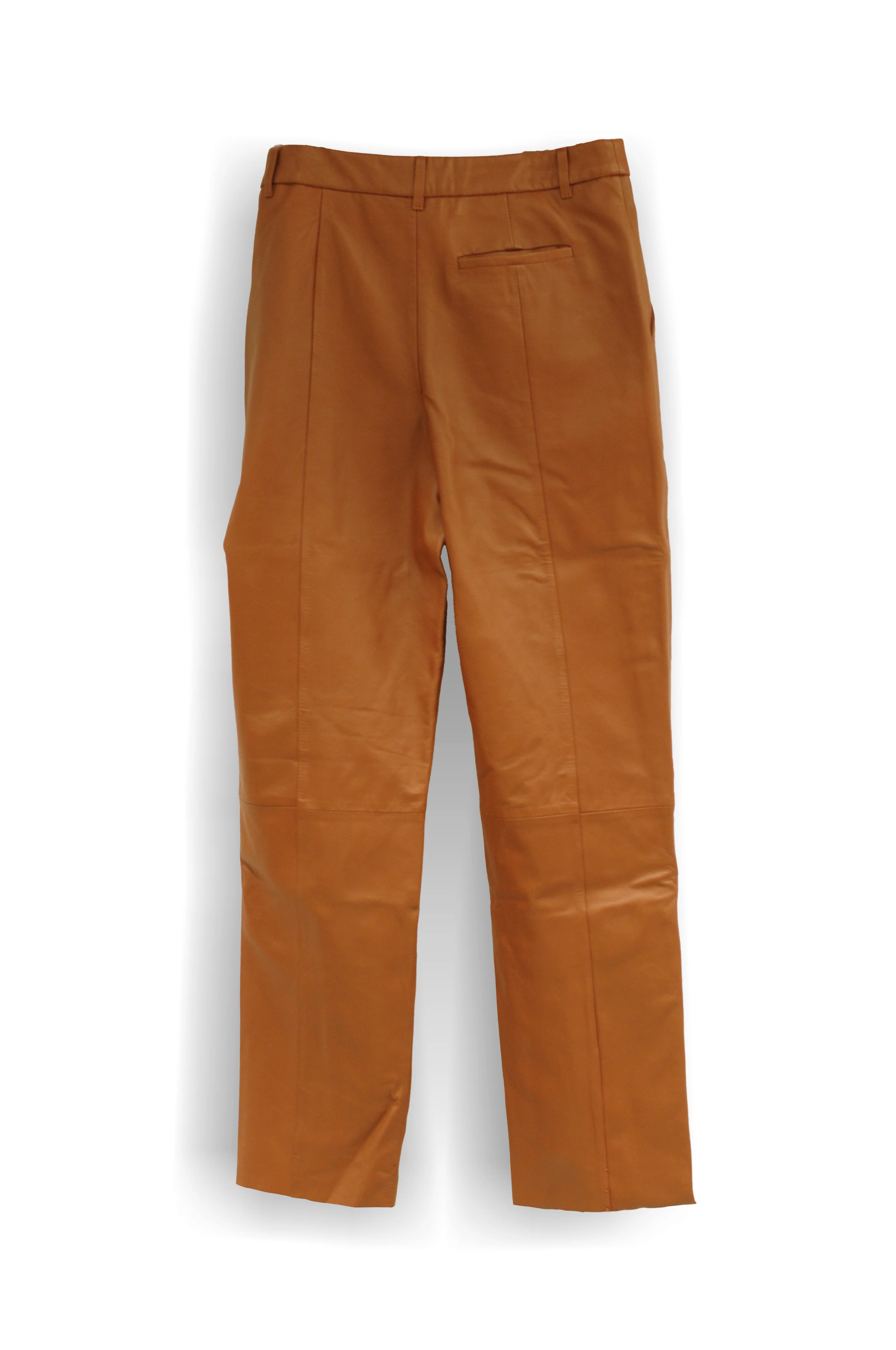 Puk - Cognac - læderbukser - dame - Image 5