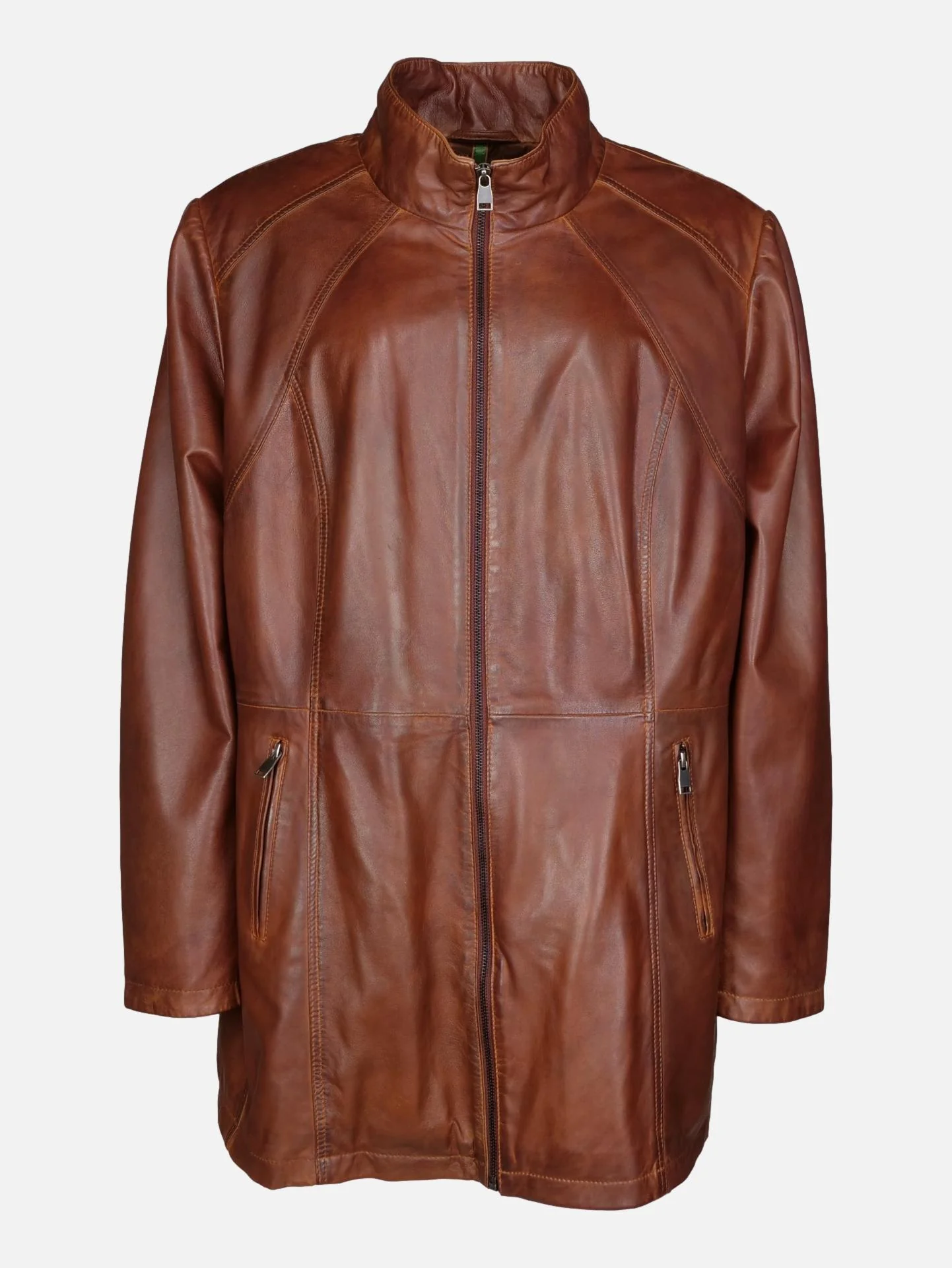 Pyril XL - Lamb Malli Leather - Kvinder - Dark Cognac - Image 2