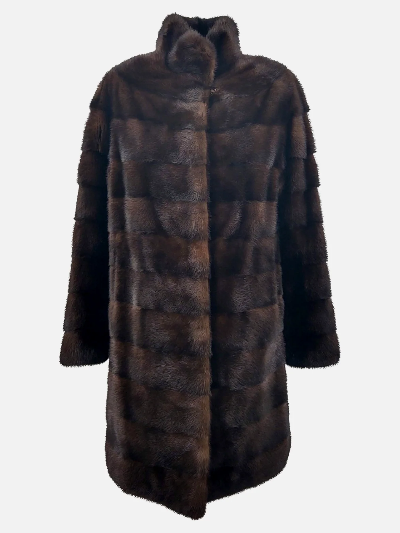 Rosario, 90 cm. - krave - mink - kvinder - mahogni - Image 3