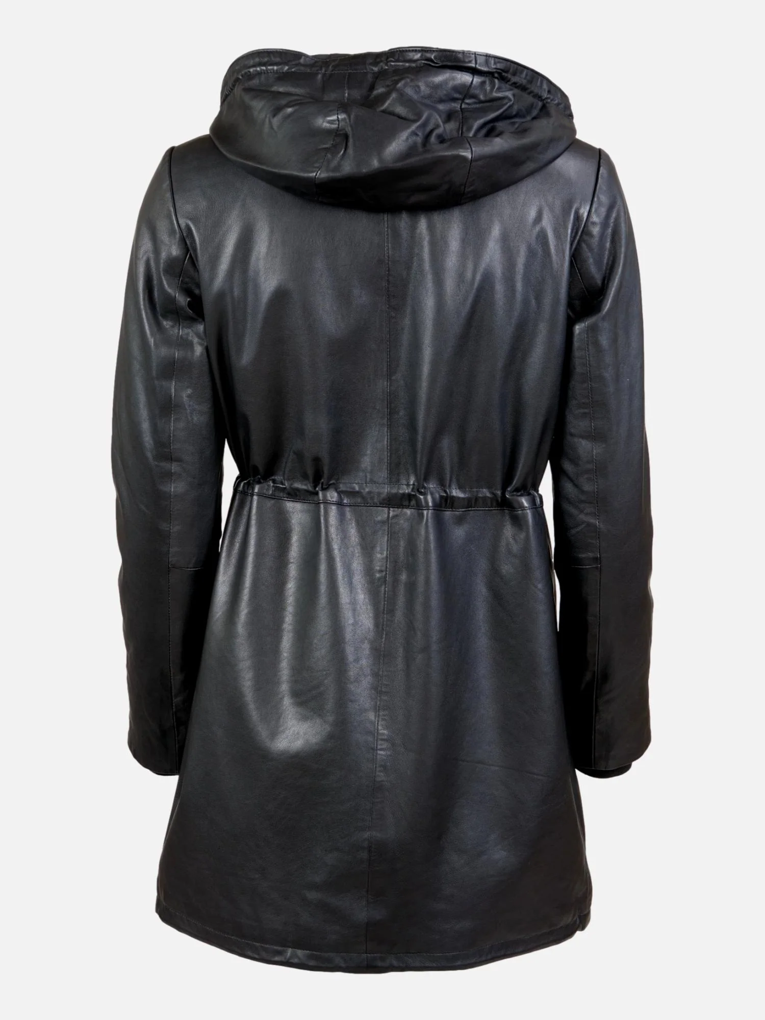 Sienna - Lamb Malli Læderjakke - Dame - Sort - Image 6