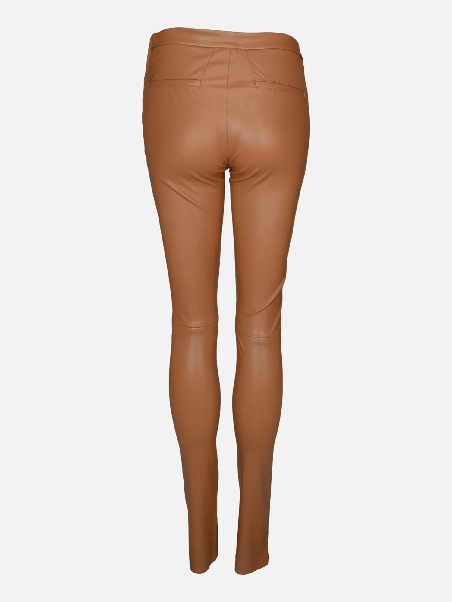 Stephanie Bukser - Lamb Stretch -læder - Kvinder - Cognac - Image 2