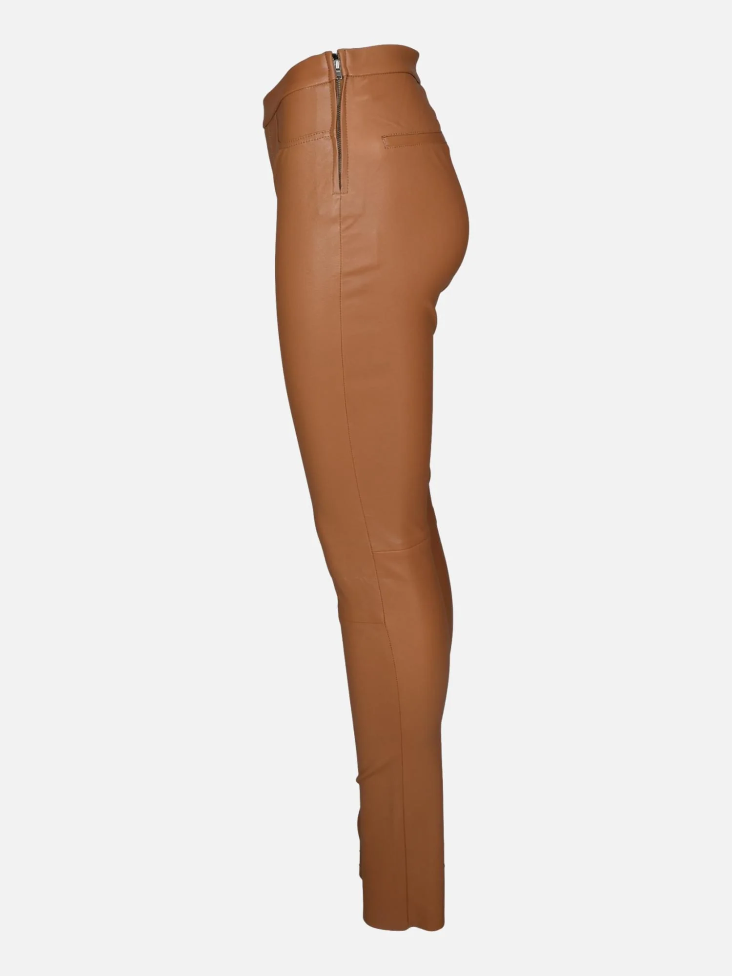 Stephanie Bukser - Lamb Stretch -læder - Kvinder - Cognac - Image 3