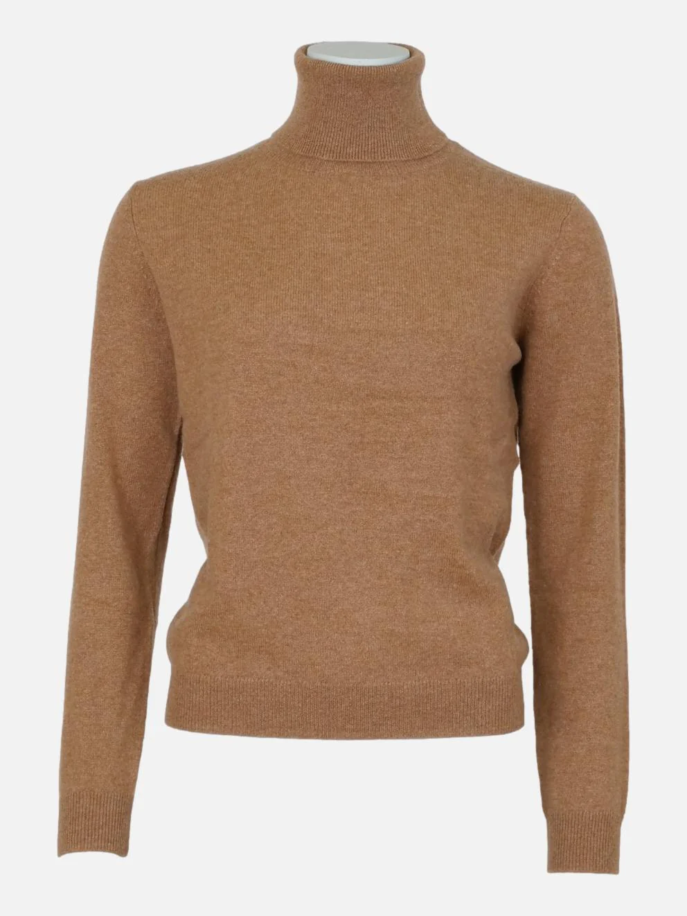 SY -23031 Turtleneck - 100% Cashmere -shirt - Cashew