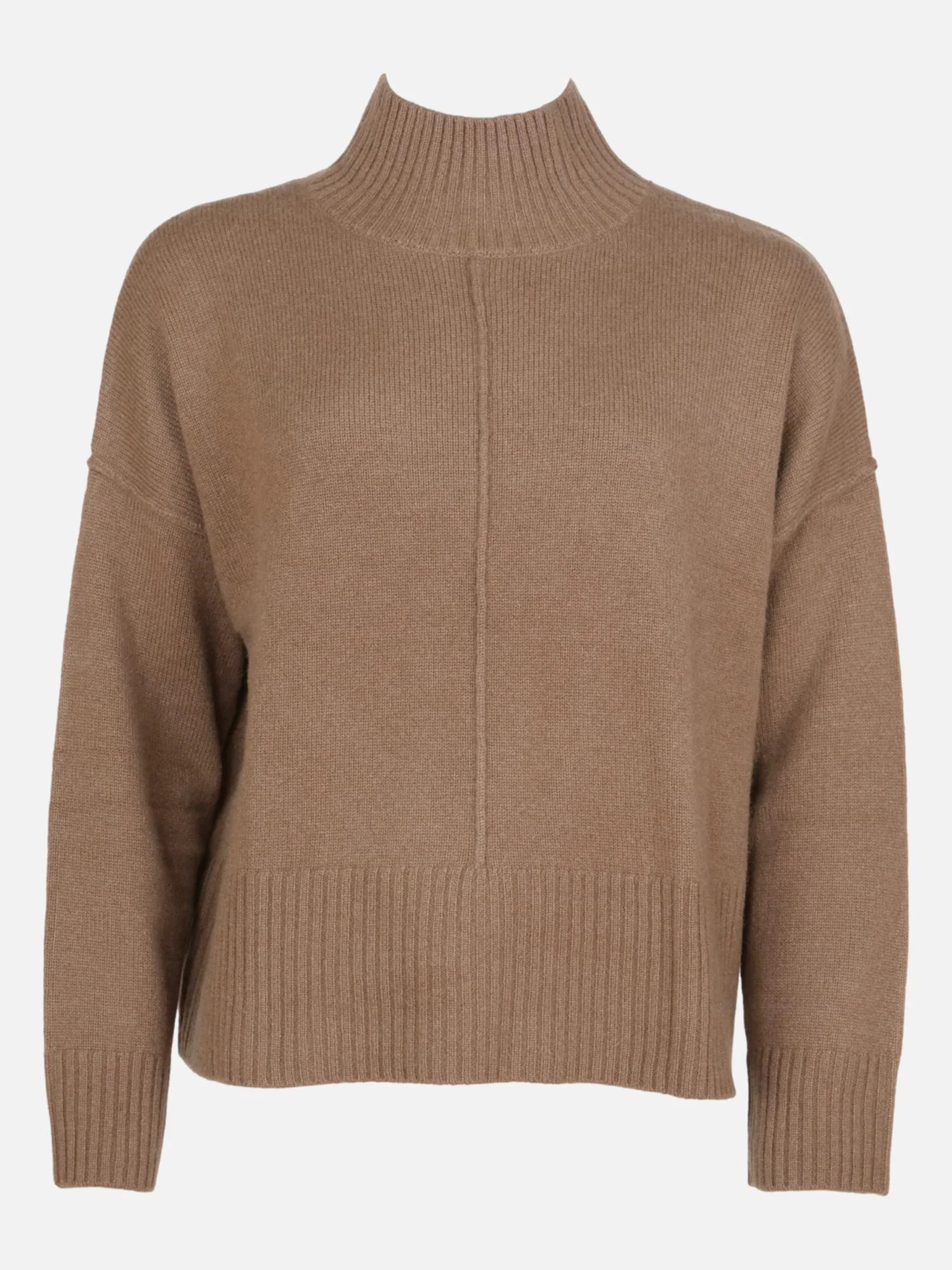 SY-23080 Sweater - 100% kashmir strik - Dame - Mørkebrun - Image 70