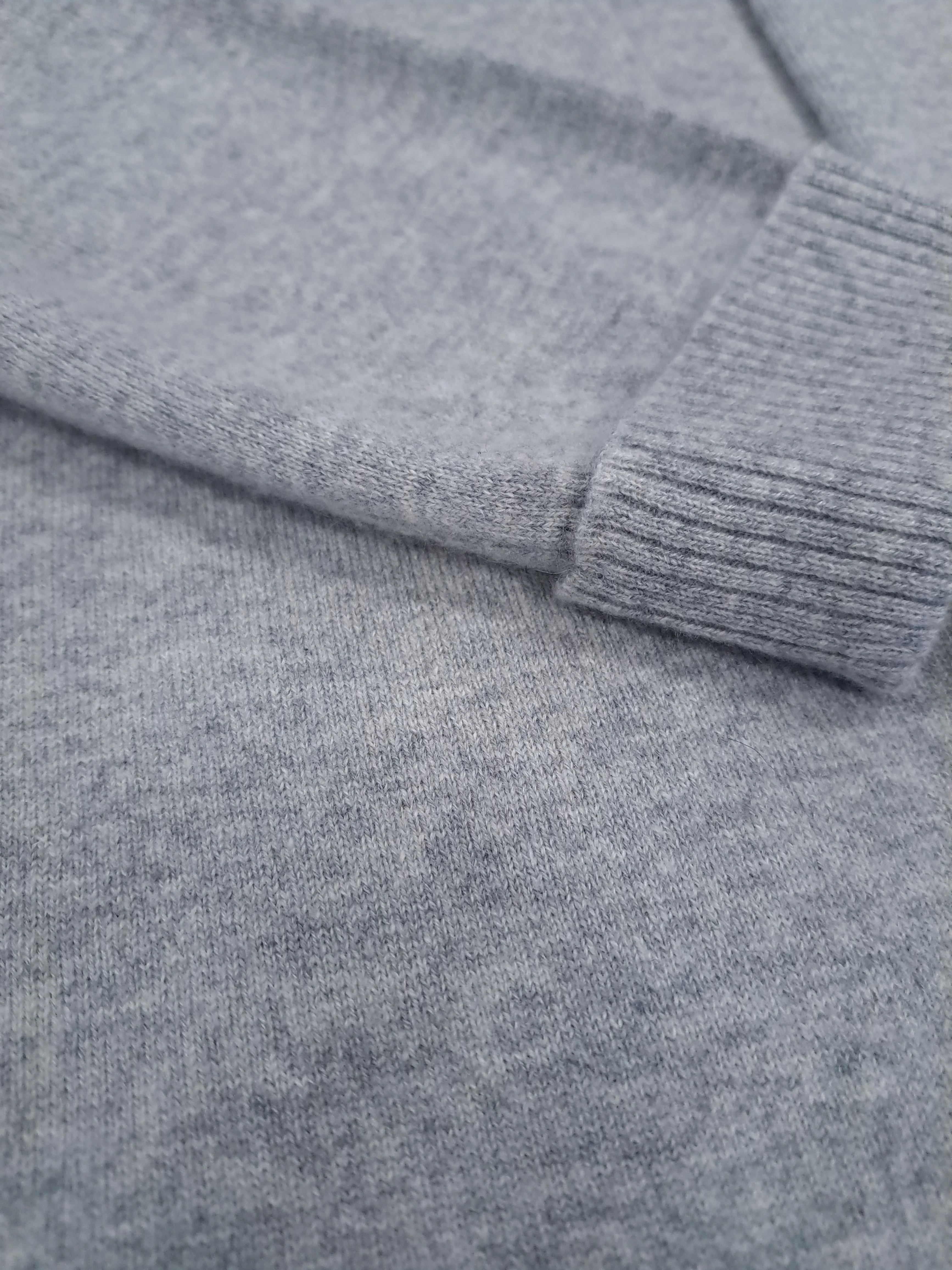 SY-25005 lang cardigan - 100 % ren kashmir - kvinder - grå - Image 3