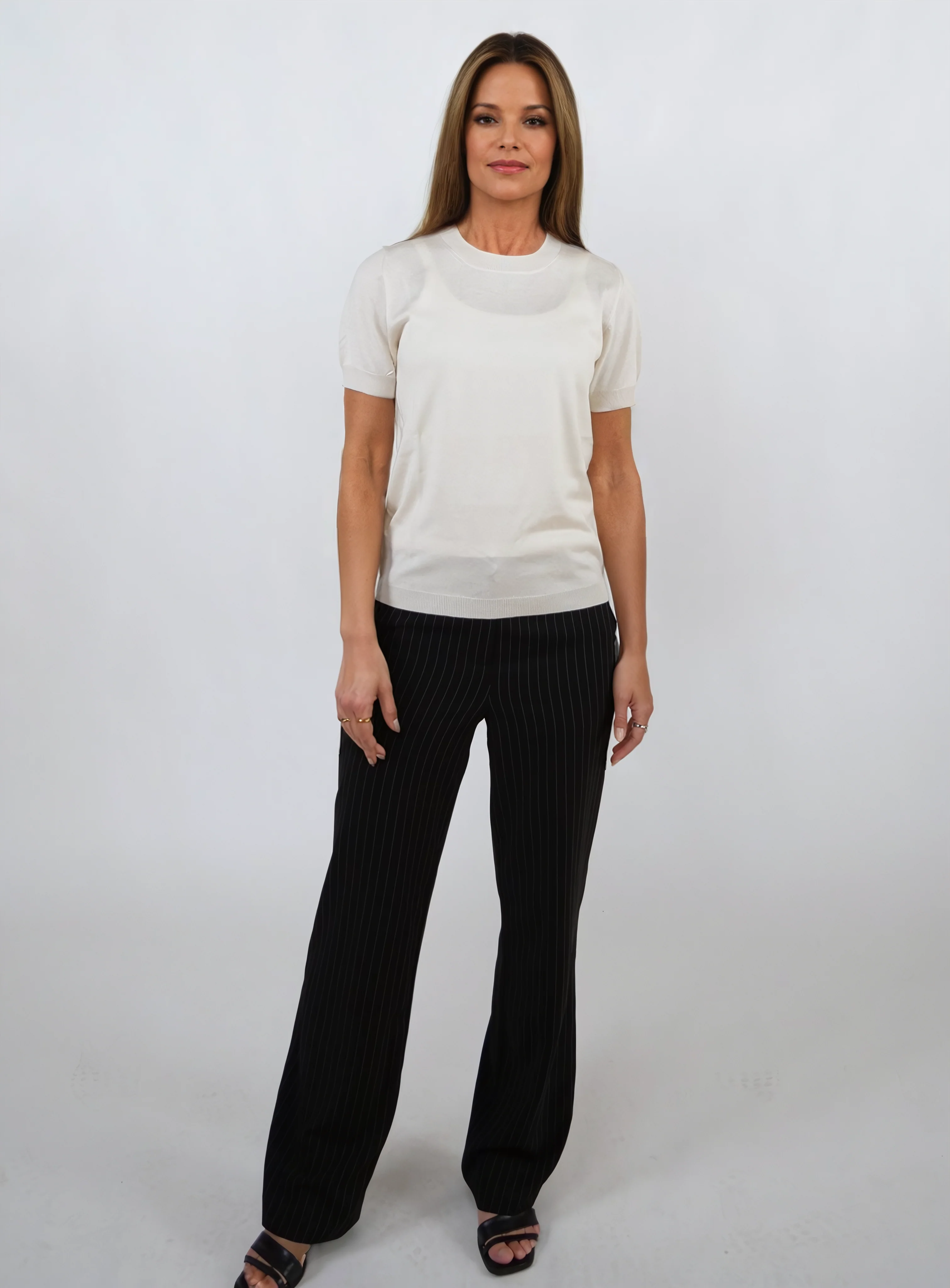SY -E002 Womens Shirt - Cashmere Blend - Kvinder - Elfenben - Image 2
