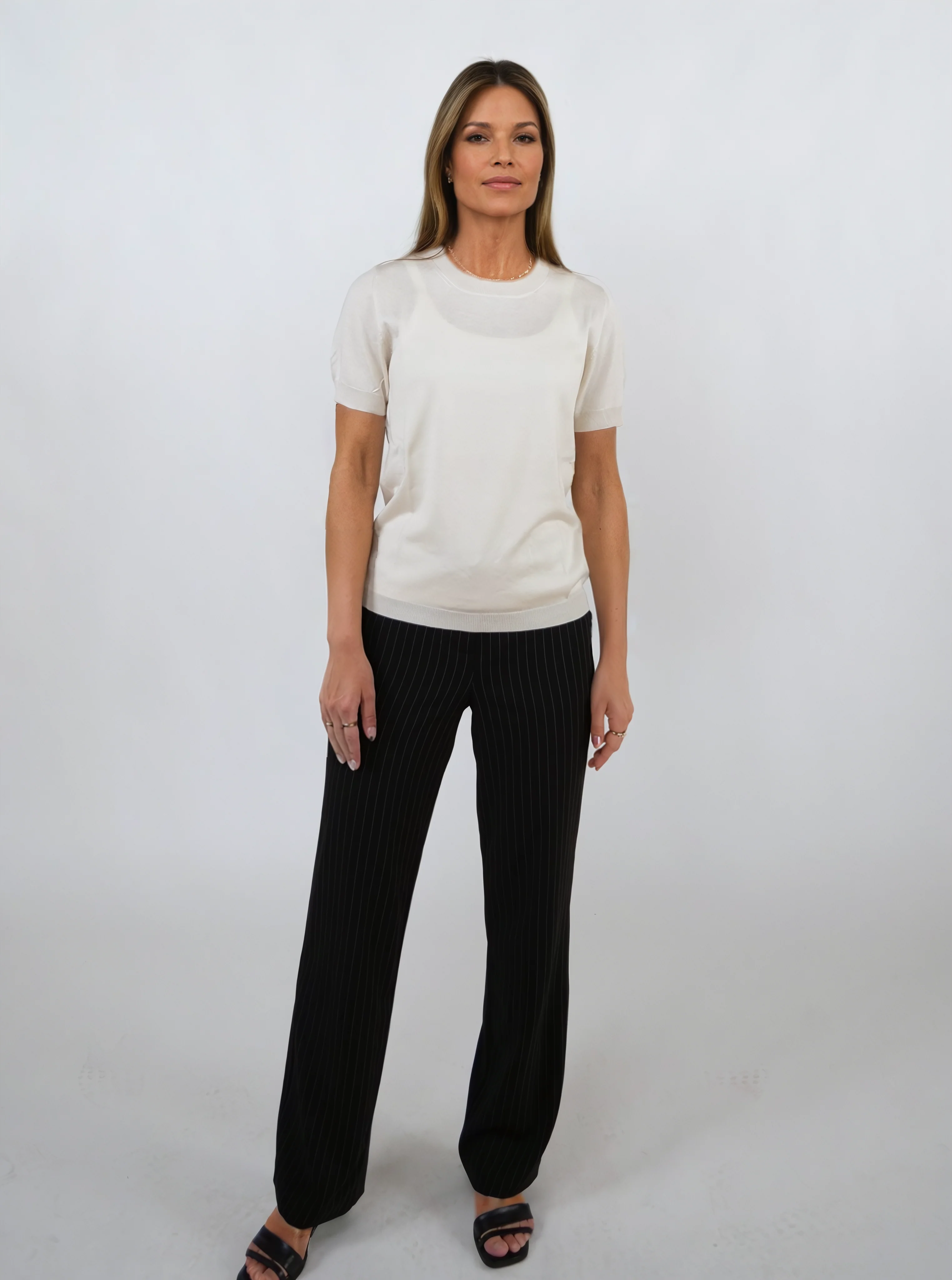 SY -E002 Womens Shirt - Cashmere Blend - Kvinder - Elfenben - Image 5