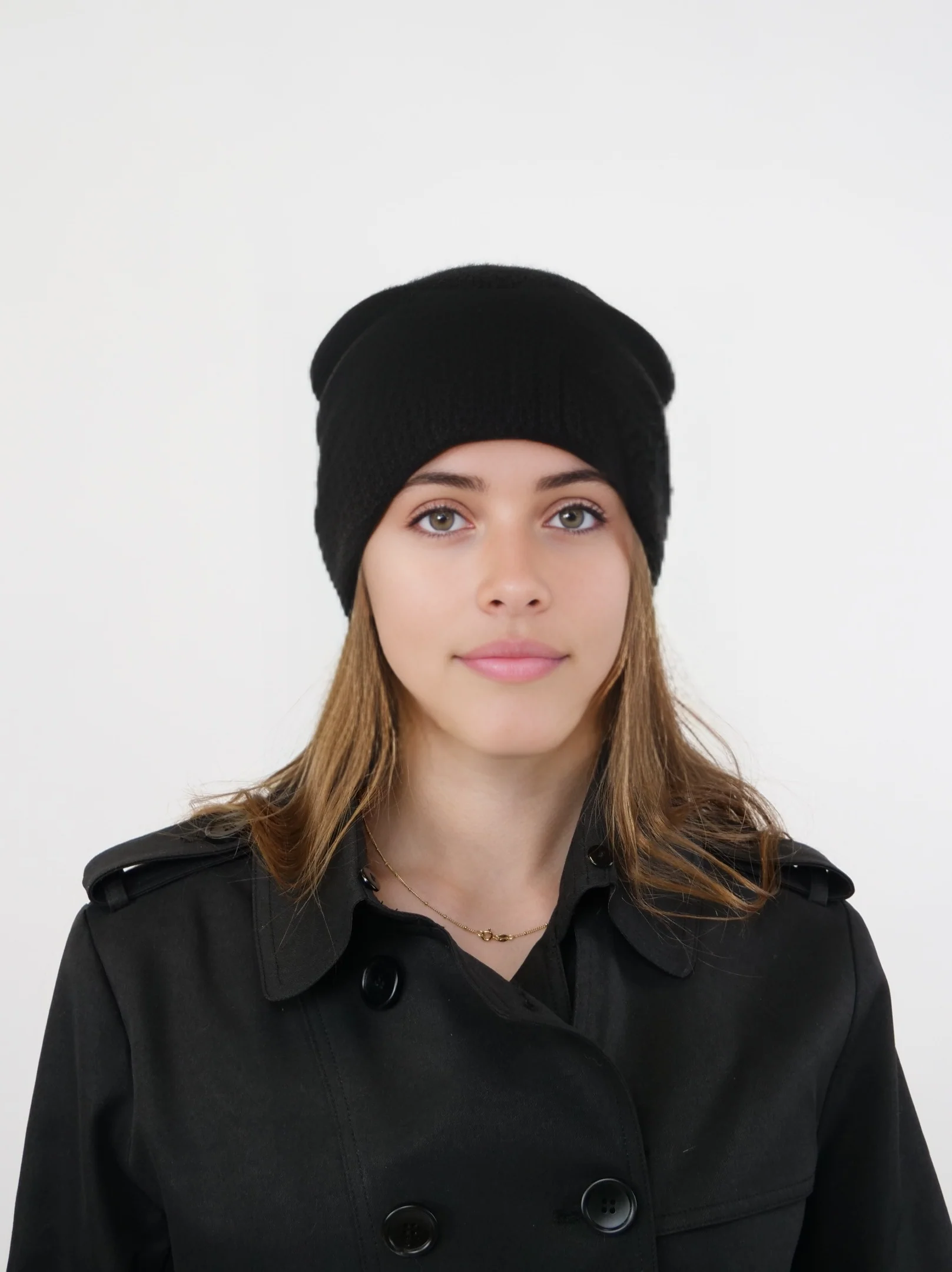 SY -HT2402F HAT - 100% PureCashmere - Accesories - Sort - Image 3