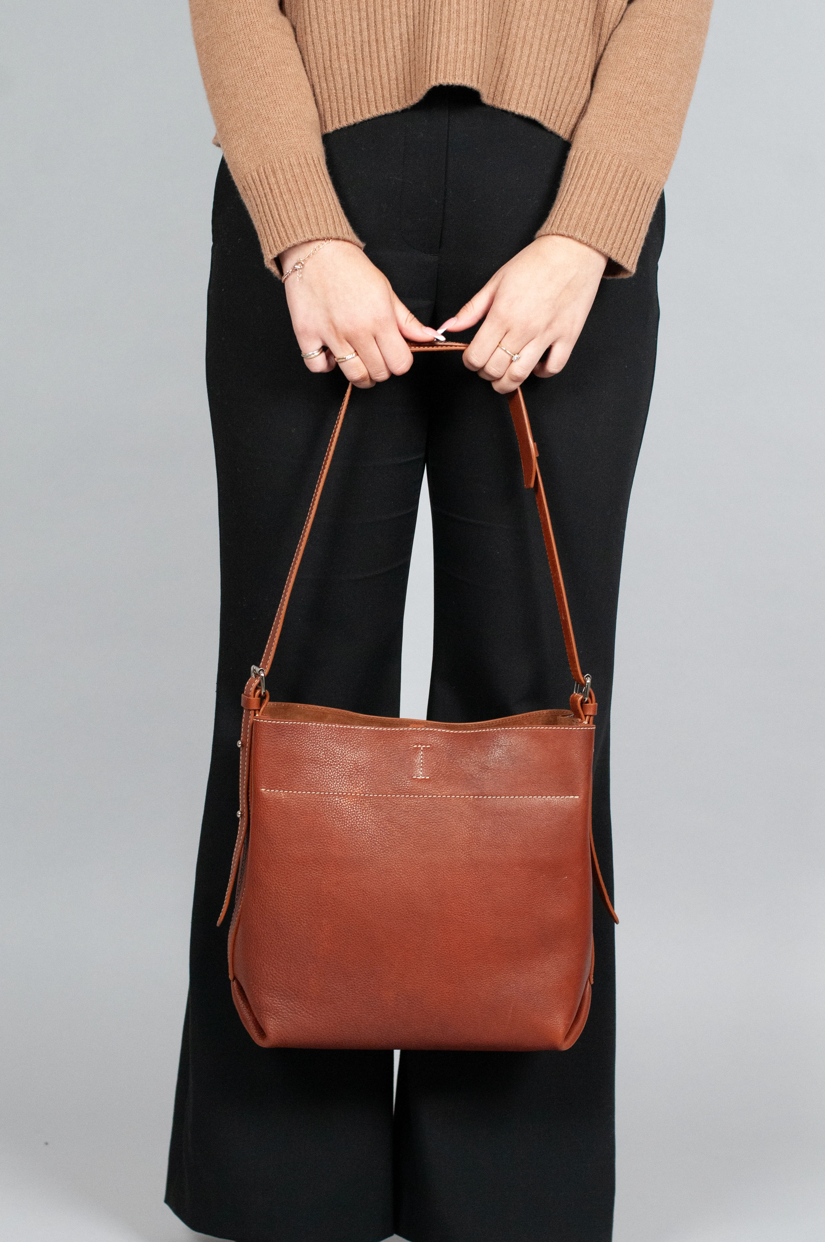 Tote 14846 - Læder Taske - Tilbehør - Cognac - Image 2