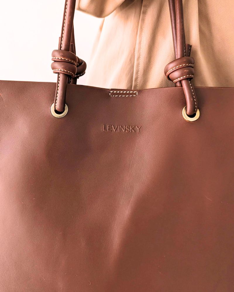 Tote Shopper 14838 - Læder Taske - Tilbehør - Brun - Image 2