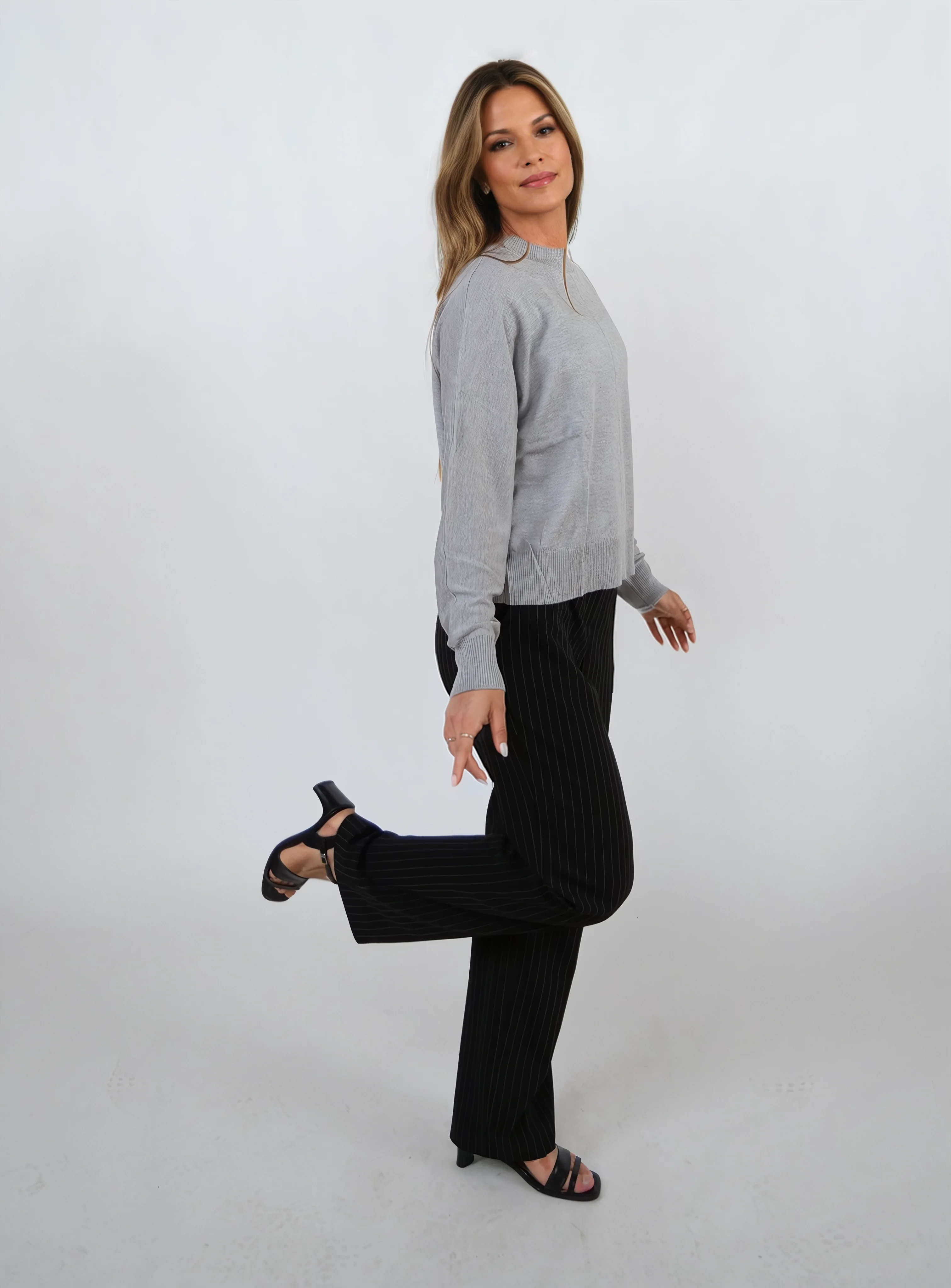 WOCA24011 Womens Shirt - Cashmere Blend - Kvinder - Foggy - Image 5