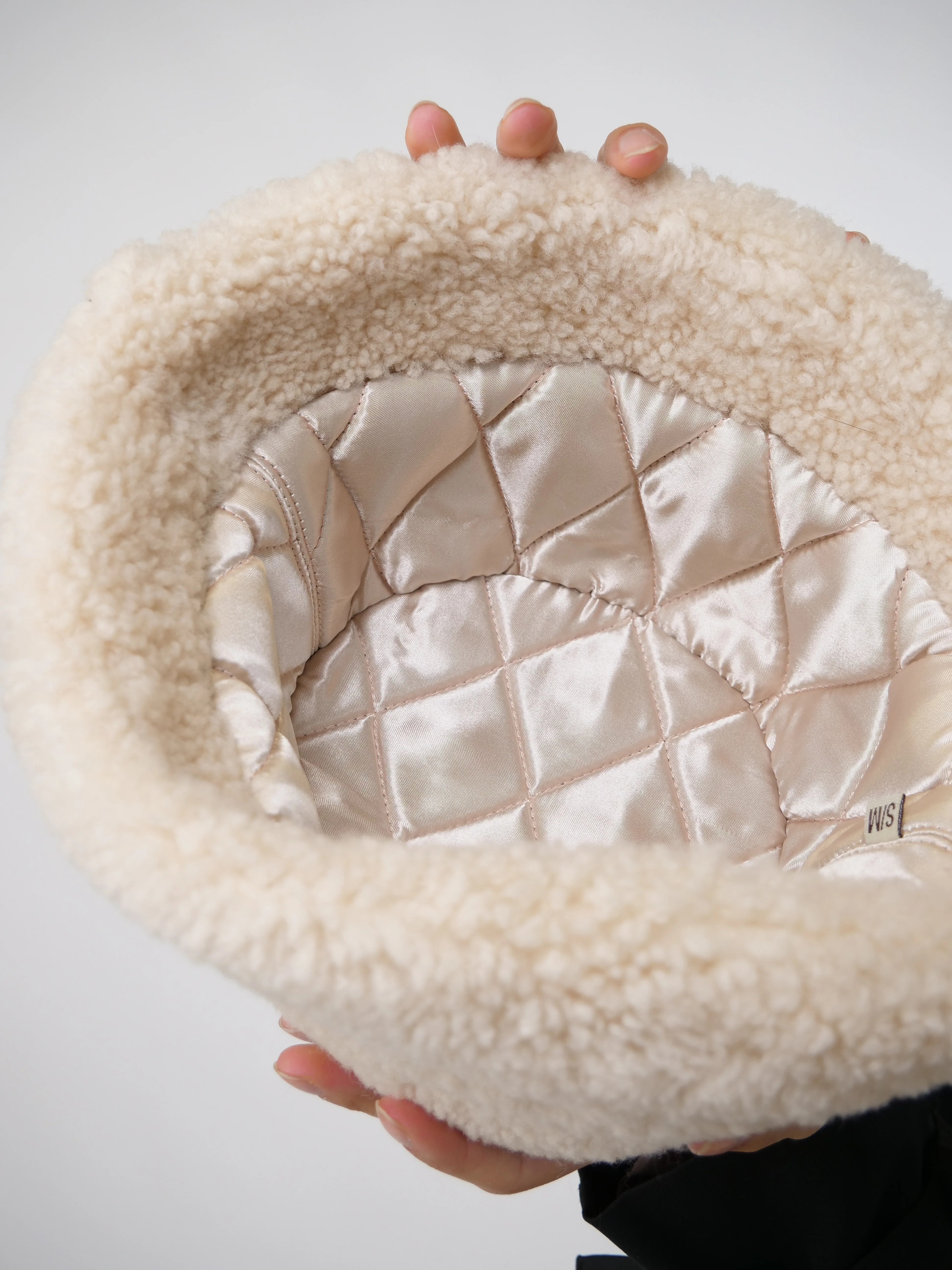 ZXH1817 HAT - LAMB - Accesories - Beige - Image 3