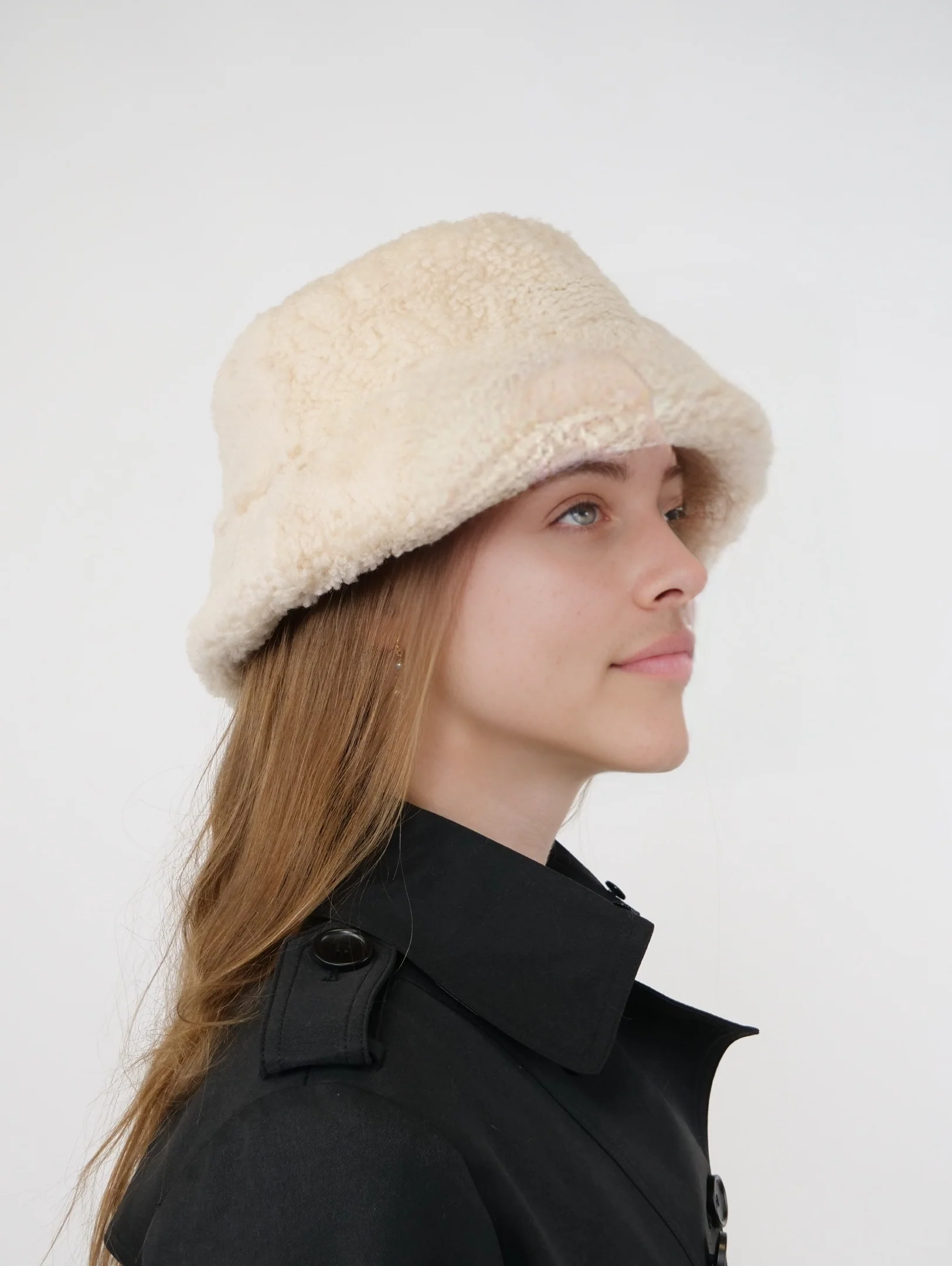 ZXH1817 HAT - LAMB - Accesories - Beige - Image 4